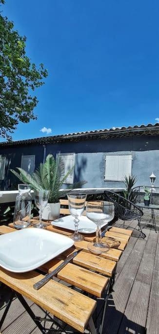 #New#Terrasse Sud Ouest#Pied De La Cite #1 Apartment Carcassonne Ngoại thất bức ảnh